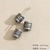 Prata Três Cores Oca Dupla Felicidade Alienígena Fio de Contas Pequeno para Vaso String Colar DIY Feito à Mão Contas Espaçadoras Acessório de Joia Materiais