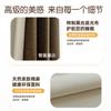 Cortina pequeña de color dorado y negro con sombreado completo para sala de estar, dormitorio, protector solar, tela de cortina de lino de imitación, fábrica Shaoxing Keqiao, se puede configurar para toda la casa