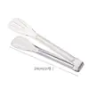 Pinzas para alimentos integradas de acero inoxidable 304, pinzas de cocina extralargas y engrosadas para asar panqueques, barbacoa y carne, incluyendo bistec