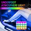 Luzes de toque para carro transfronteiriças Luzes de pé sem fio USB Luzes de aeronave piscantes Iluminação de reserva Luzes decorativas coloridas