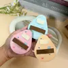 Pato Pera Ok Polvera Maquillaje Herramienta Corrector Polvera Malvavisco Base Líquida Rubor Especial Fijador Maquillaje Portátil Doble Uso Seco y Húmedo