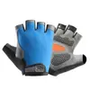 Guantes de Medio Dedo para Hombres y Mujeres, Antideslizantes, Resistentes al Desgaste, Transpirables, Guantes para Ciclismo al Aire Libre, Almohadillas de Palma de Silicona, Guantes de Entrenamiento Deportivo y Fitness