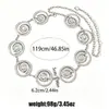 Amazon Corrente de Cintura Corrente Corporal Acessórios Femininos Decorativos Vestido Estilo Étnico Boêmio Corrente de Metal Cinto