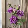 Novo Buquê Pequeno de Rosas Seis Cabeças, Fresco e Simples, Adequado para Sala de Estar, Mesa de Jantar, Buquê de Casamento e Adereços de Fotografia