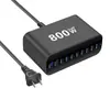 Cargador de Venta Caliente Transfronterizo 800W Tipo-C Nitruro de Galio Carga Rápida 200W Adecuado para Enchufes de Teléfonos Móviles y Portátiles