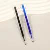 Stock Listo del Fabricante Azul Cristal Negro Carbón Recambio Termo-borrable Estudiantes de Primaria Universal 0.5mm Recambio Termo-borrable Tubo de Aguja Completo