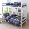 Novo Modelo 2025 Conjunto de Três Peças 100% Algodão para Estudantes Conjunto de Roupa de Cama Puro Algodão para Dormitório Estudantil