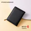 Cartera de Mujer Antirrobo RFID de Amazon 2024 Transfronteriza Nueva Porta Tarjetas con Cremallera Billetera para Monedas Cartera de Gran Capacidad