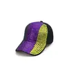 Carnaval Transfronterizo de Amazon Elemento Strass Gorra de Béisbol Bling Bling Moda Casual Gorra de Pico Europea y Americana