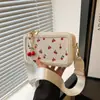 2025 Nueva Moda de Verano Elegante con Estilo Coreano Moda Casual Estilo Bosque Dulce Bolso Pequeño Cuadrado de un Solo Hombro Cruzado