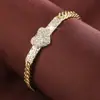 Pulsera Clásica Nueva de Moda Cruzada con Circonita Atmósfera Exquisita Versátil Pulsera para Mujer Venta Directa de Fábrica