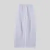 Pantalones de Lana de Cordero Blancos Cálidos de Forro Polar de Pierna Ancha para Mujer, Invierno 2026 Nuevos Pantalones Deportivos Jogger Gruesos Forrados de Forro Polar de Cintura Alta