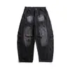 Ropa para Hombre Northbound 2026 Otoño Nuevos Jeans Rasgados Vintage para Hombre de Moda Sueltos de Pierna Ancha Rectos