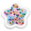 4.10 Vidro Gelatina Cor Sólida Imitação Jade Contas Redondas Contas Soltas DIY Colar Artesanal Contas para Pulseira de Mão Acessórios de Joias Fabricante