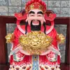 Venta Directa de Fábrica del Dios de la Riqueza Adorno Rojo del Dios de la Fortuna para Inauguración de Casa, Apertura de Negocio y Mejora de la Fortuna para Agentes de Seguros