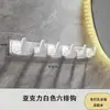 Gancho para ropa de acrílico sin perforaciones gancho para ropa y toallas de baño detrás de la puerta gancho para abrigos cocina y baño gancho adhesivo