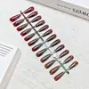Tiras para Unhas de Manicure Olho de Gato com 24 Peças, Venda Direta de Fábrica de Diversas Unhas Prontas, Unhas Postiças Usáveis Atacado Personalização