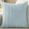 Funda de Cojín Rayada de Pana Transfronteriza Color Sólido Funda de Almohada Decorativa para Sofá de Sala de Estar Fabricante en Stock