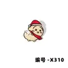 Broche Fofo de Natal Usachi Little Eight para Bolsa Roupas Decoração Emblema Acrílico Desenho Animado Pino Venda por Atacado