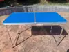 Mesa de Ping Pong Infantil Mini Plegable Escritorio de Entretenimiento para el Hogar Mesa de Pelota Portátil Móvil para Interiores Mesa Multifuncional