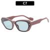 Nuevas gafas de sol de moda retro con forma de ojo de gato para mujer, gafas de sol de calle de moda transfronteriza europea y americana, gafas de sol al por mayor