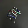 Mosquetón Portátil Multifuncional Linterna Pequeña Iluminación para Inspección de Billetes Juguete para Gatos Bolígrafo Láser Tres en Uno Iluminación para Detección de Falsificaciones