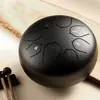 [Marca Hua Shu Clase D Tambor Etéreo] Tambor Etéreo de Lengua de Acero de 6 Pulgadas Lotus de 8 Tonos Tambor Etéreo Instrumento de Percusión