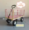 Remolque de Camping Valla Desmontable Tractor Cuatro Ruedas Malla Grande Coche Coche Tigre Camión de Transporte de Alta Resistencia Remolque