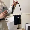 Bolsa de Celebridad de Internet para Mujer 2025 Nuevo Verano Versátil Simple Mini Bolso Cruzado Estilo Coreano de Moda Bolso Pequeño Bolso para Teléfono Móvil