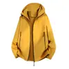 Nueva Chaqueta con Capucha para Hombre de Otoño Deportes de Montañismo al Aire Libre Holgada Casual Resistente al Viento Ropa de Abrigo para Hombre