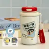 Nueva taza térmica de acero inoxidable 316L, diseño inspirado en la dopamina, perfecta para niños, creativa y portátil, ideal para estudiantes, taza de café moderna