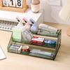 Caja de Almacenamiento para Lápices de Maquillaje Caja de Almacenamiento Acrílica Transparente Engrosada Soporte para Lápices de Escritorio Estilo Coreano Celebridad de Internet Almacenamiento de Escritorio