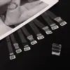 Tirante de Hombro Invisible Transparente Escarchado de 1 cm Desmontable Accesorios para Ropa Interior TPU Alta Elasticidad Engrosado Tirante de Hombro sin Marcas Ropa Interior
