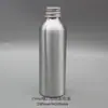 Nova tampa de alumínio de 10ml a 1000ml revestida com rosca frasco de alumínio prateado emulsão óleo essencial água de rosas pura dividida selada latas de alumínio