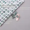K9 Novo Super Brilho Costas Pontiagudas Réplica Swarovski Rosa Gelo Azul Arte de Unha Strass Azul Strass Irregular Strass Quadrilátero Adesivo de Strass Ornamento 32
