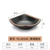 Prato pequeno estilo japonês de melamina prato pequeno comercial imitação de porcelana louça prato estilo coreano prato para molho plástico tamanho pequeno prato para temperos