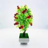 Plantas Simuladas, Frutas Simuladas, Macetas de Flores Artificiales, Bonsái de Granada y Árbol del Dinero en Maceta, Adornos de Decoración para el Hogar, Flores y Frutas Artificiales en Maceta