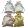 Bolsas de Cetim de Seda Personalizadas no Atacado, Bolsas para Joias, Bolsas de Armazenamento para Perucas e Máscaras de Olho, Podem Ser Impressas com Logo, Sacos com Cordão Duplo