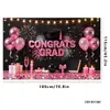 Telón de Fondo Temporada de Graduación Transfronteriza Temu Pancarta de Graduación Decoración Temática de Fiesta Tela para Colgar Fotos