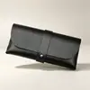 Estuche para Gafas al por Mayor Estuche de Cuero con Puntada Única Estuche Tejido a Mano para Gafas de Sol Almacenamiento de Gafas Estuche Suave Estuche para Gafas de Miopía