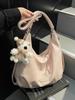 Bolsa Tote de Grande Capacidade para Viagem Transfronteiriça para Mulheres, Bolsa de Ombro Casual de Nicho Nova 2026, Mochila Multifuncional e Fashion