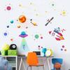 Shangyi Sp64102 Sistema Solar Ufo Adesivo de Parede Removível Quarto Sala de Estar Decoração de Parede de Fundo Atacado Espaço Uso Doméstico