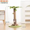 Estrutura de escalada para gatos de folha de coqueiro e palmeira areca no atacado, brinquedo arranhador para gatos com corda de sisal, arranhador, decoração elevada para interior