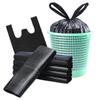 Chaleco bolsa de basura negra bolsa de plástico portátil 32x 52 comercial dormitorio bolsa de basura pequeña fábrica venta al por mayor