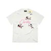 Atacado de Fábrica Camiseta Corteiz Americana High Street Manga Curta para Homens e Mulheres Rosa Estampa de Cupido Top