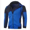Moletom com zíper diagonal transfronteiriço, moletom liso, moletom masculino outono/inverno, sportswear casual moderno e estiloso