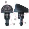 Adecuado para Peugeot 206 207 C2 boquilla limpiaparabrisas de coche boquilla de cristal parabrisas delantero boquilla lavaparabrisas 206