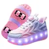 Zapatos de Patines de Cuatro Ruedas Baratos para Niños al por Mayor, Patines de Ruedas Retráctiles Invisibles para Niñas, Patines de Ruedas de Ocho Ruedas Deportivos para Estudiantes Niños