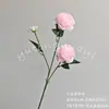 Flores Artificiales, Peonías de Tres Cabezas, Flores de Seda para Salones de Bodas, Arreglos de Piso, Decoraciones para Fotografía, Flores Falsas, Venta al por Mayor Transfronteriza