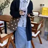 Bolsa Cubo de Lunares para Bubble Tea Nueva Ins Nicho Correa de Hombro Individual Cruzada Tote de Gran Capacidad